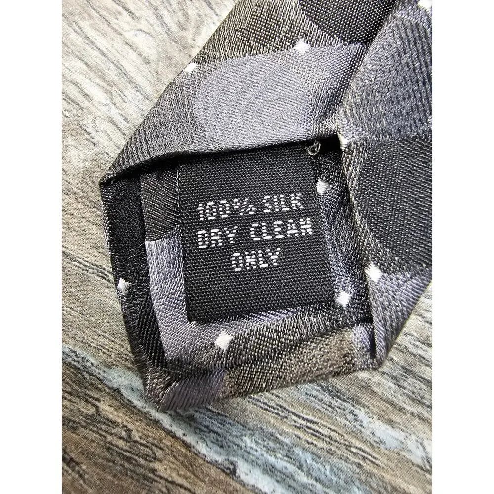 Pronto Uomo Silk Tie Gray Men Necktie